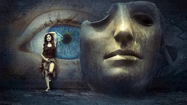 Œil et masque