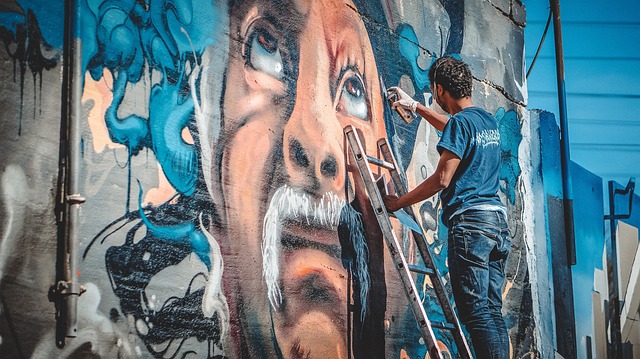 Portrait réaliste mural